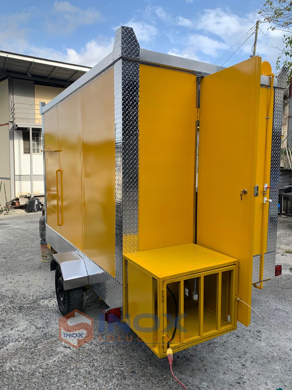 Remolque tipo Food Truck 10x6,4 pies = 3x1,90 mts - Imagen 6