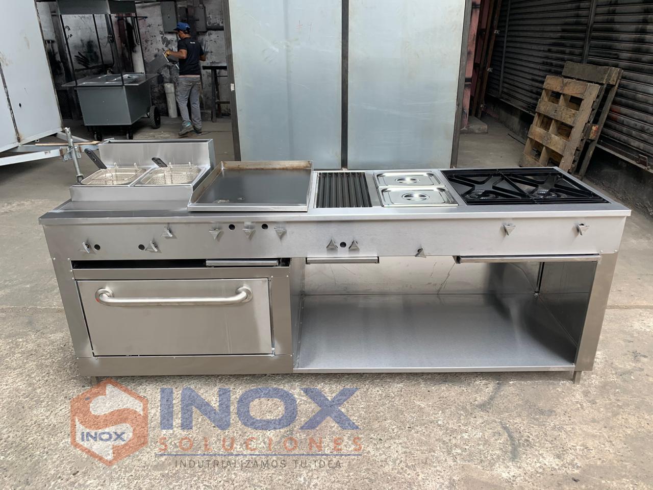 Estufa multifuncional en acero inoxidable 304/AISI 6-1 horno con termóstato - Imagen 4