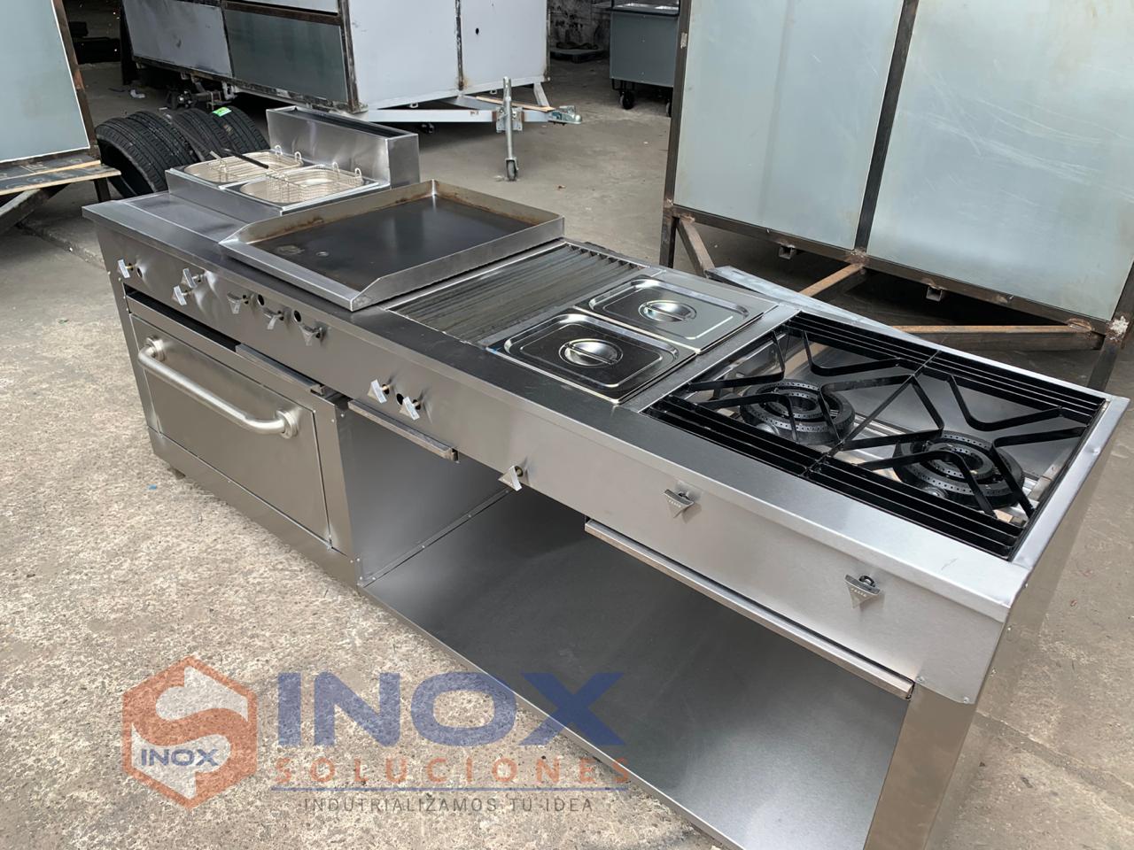 Estufa multifuncional en acero inoxidable 304/AISI 6-1 horno con termóstato - Imagen 2