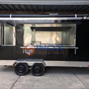 Remolque tipo Food Truck 15x6,4 pies = 4,50x1,90 mts