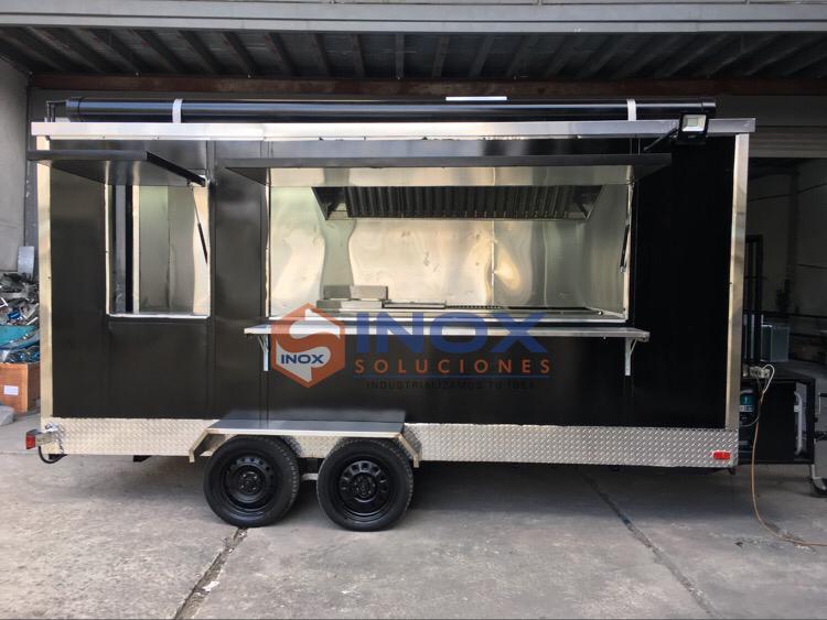 Remolque tipo Food Truck 15x6,4 pies = 4,50x1,90 mts