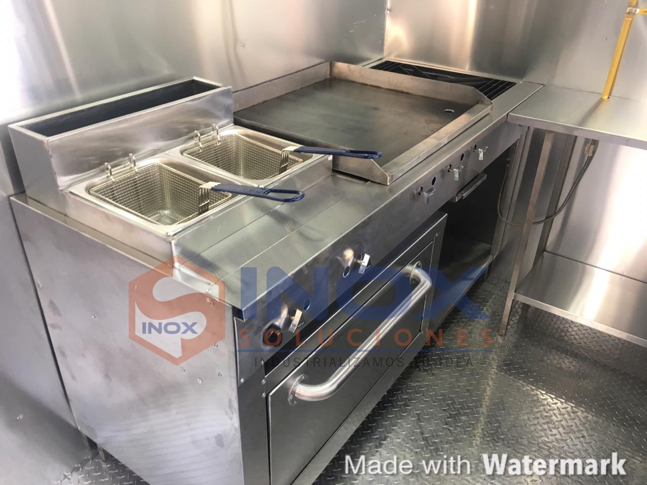 Remolque c/horno tipo Food Truck 10x6,4 pies = 3x1,90 mts - Imagen 6