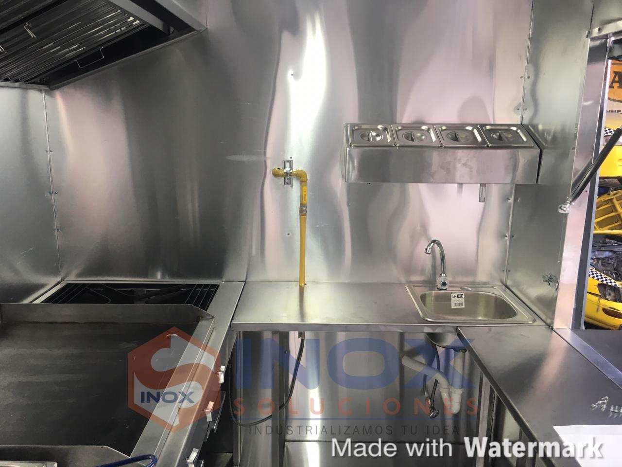 Remolque c/horno tipo Food Truck 10x6,4 pies = 3x1,90 mts - Imagen 5
