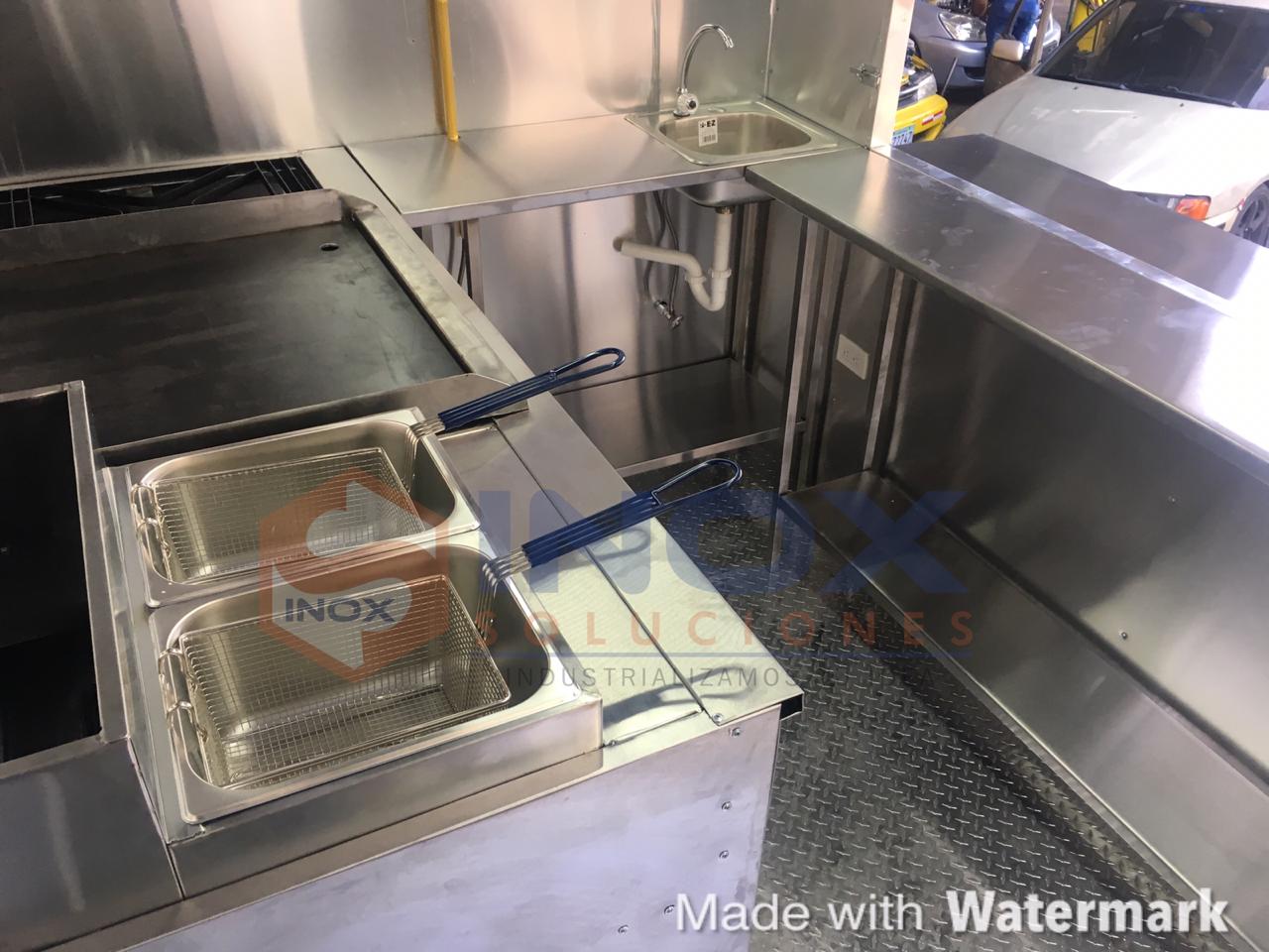 Remolque c/horno tipo Food Truck 10x6,4 pies = 3x1,90 mts - Imagen 7