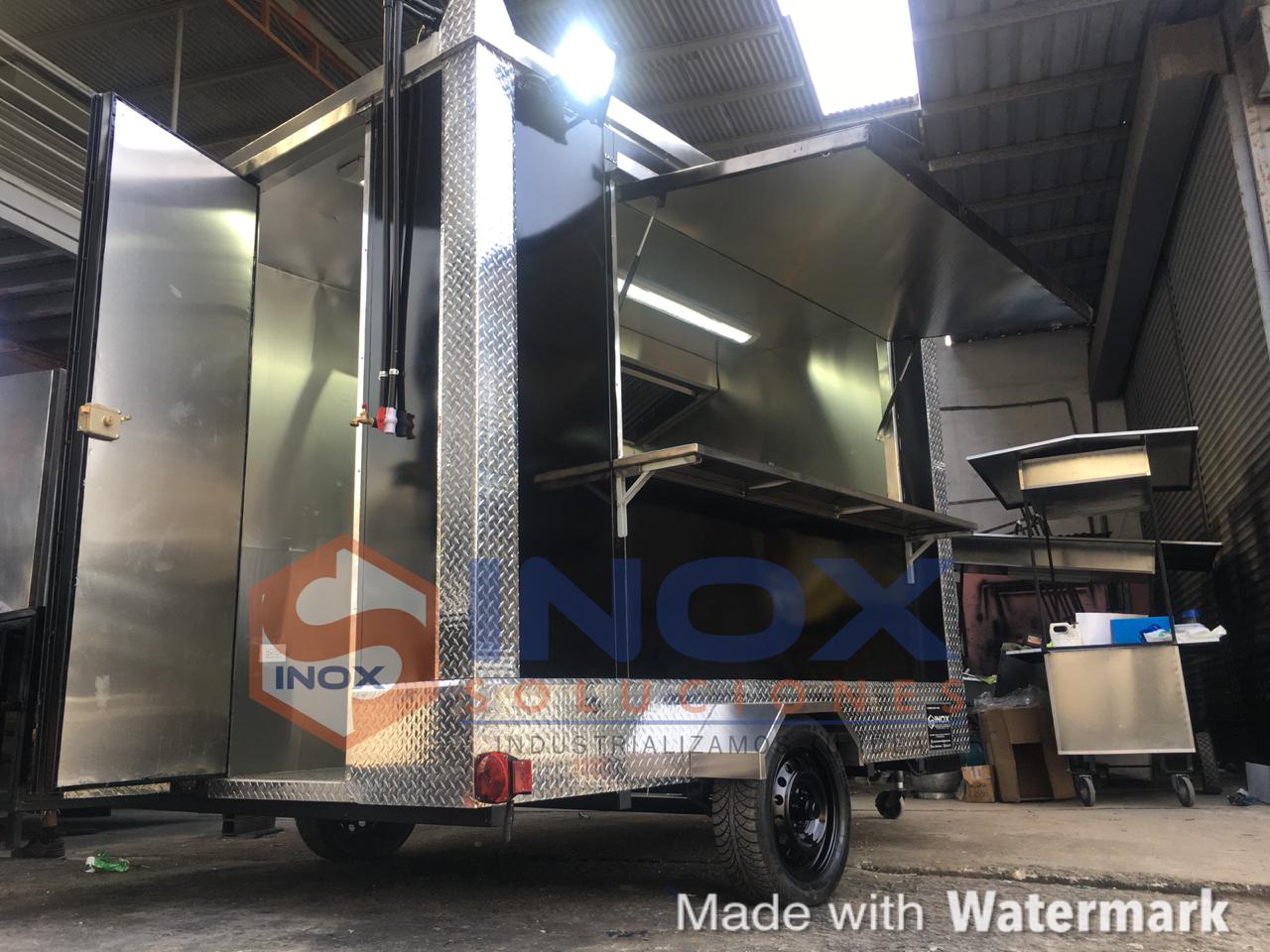 Remolque c/horno tipo Food Truck 10x6,4 pies = 3x1,90 mts - Imagen 2