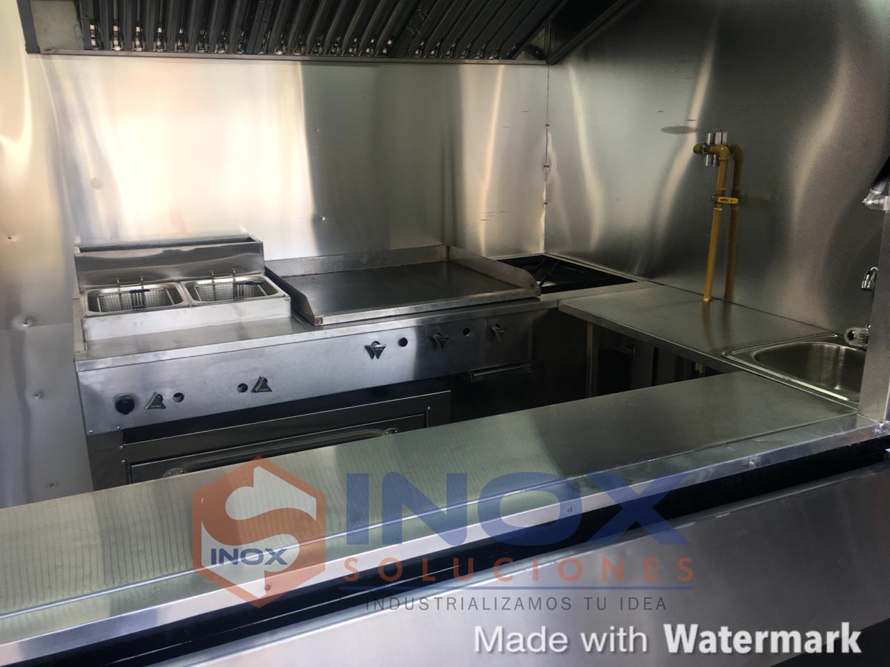 Remolque c/horno tipo Food Truck 10x6,4 pies = 3x1,90 mts - Imagen 4