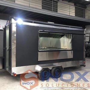 Remolque tipo Food Truck 15x6,4 pies = 4,50x1,90 mts