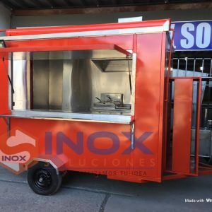Remolque tipo Food Truck c/ horno 10×6,4 pies = 3×1,90 mts