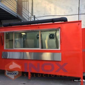Food Truck estático tipo kiosco c/horno 15×8 pies = 4,50×2,40 mts