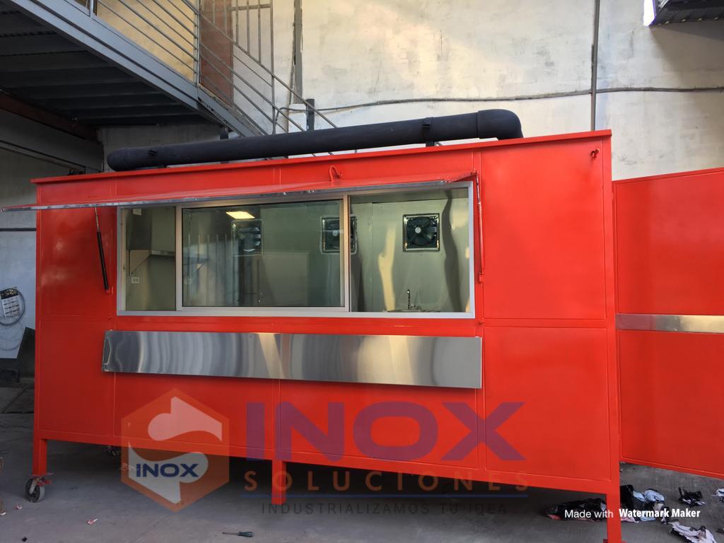 Food Truck estático tipo kiosco c/horno 15×8 pies = 4,50×2,40 mts