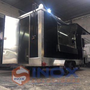Remolque c/horno tipo Food Truck 15×6,4 pies = 4,50×1,90 mts