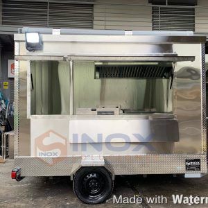 Remolque tipo Food Truck en acero inox. 304/AISI 10×6,4 pies = 3×1,90