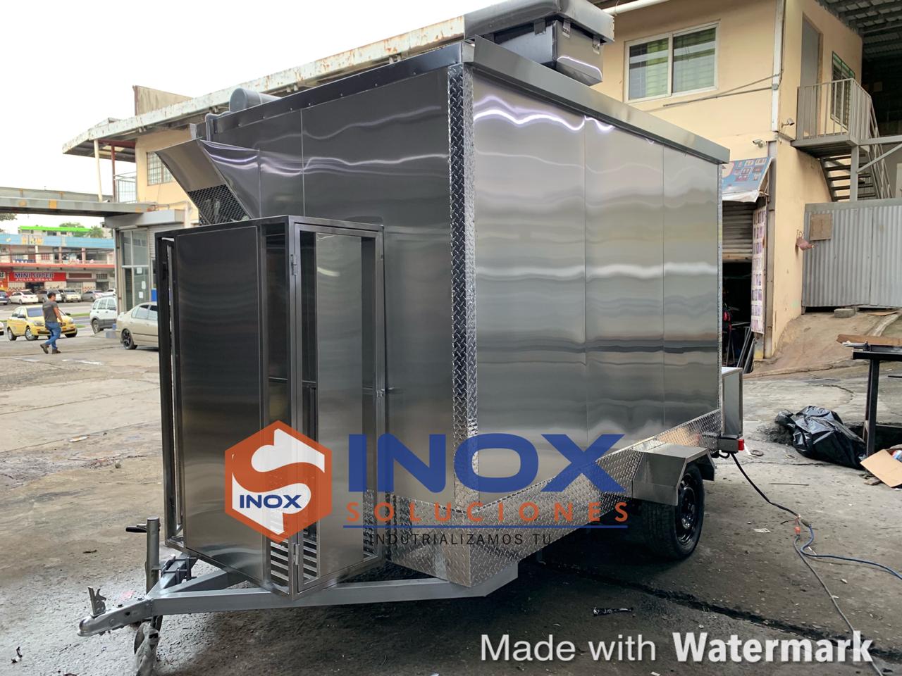 Remolque tipo Food Truck en acero inox. 304/AISI 10×6,4 pies = 3×1,90 - Imagen 7