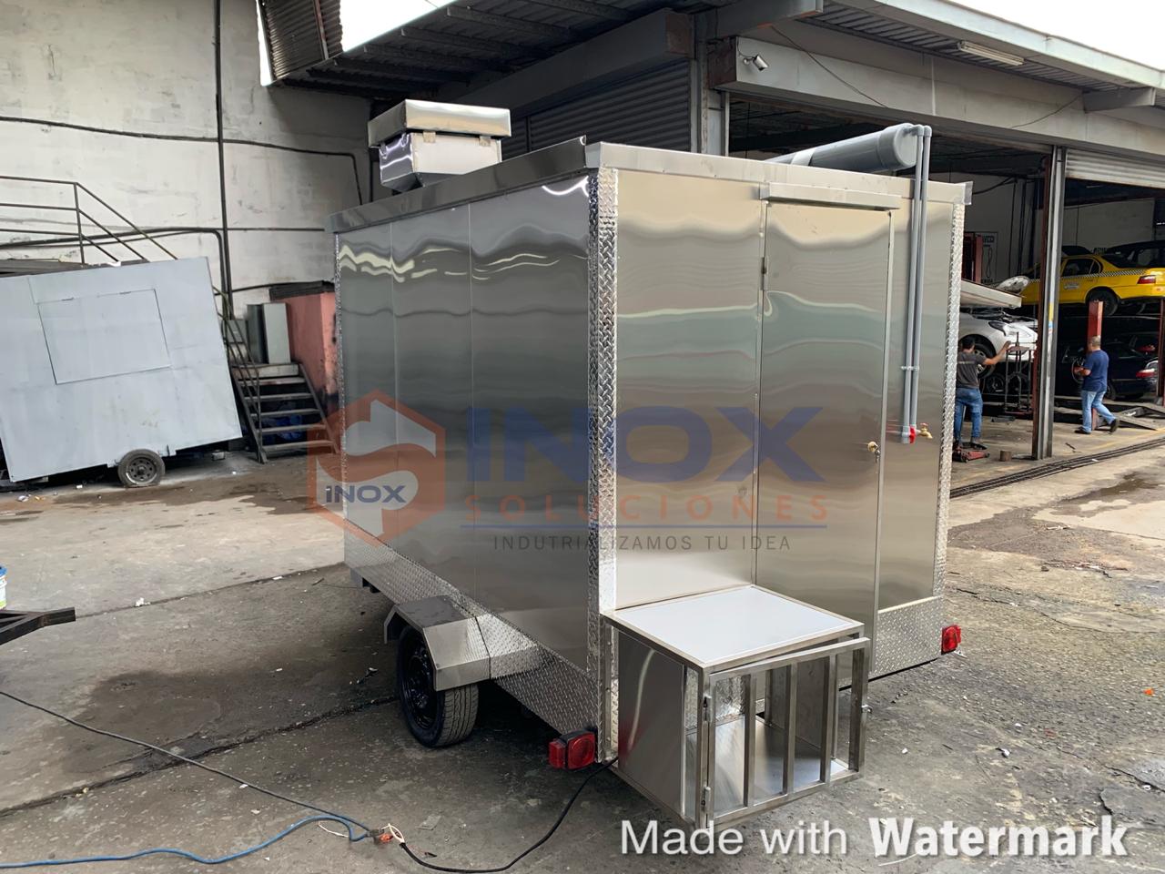 Remolque tipo Food Truck en acero inox. 304/AISI 10×6,4 pies = 3×1,90 - Imagen 8