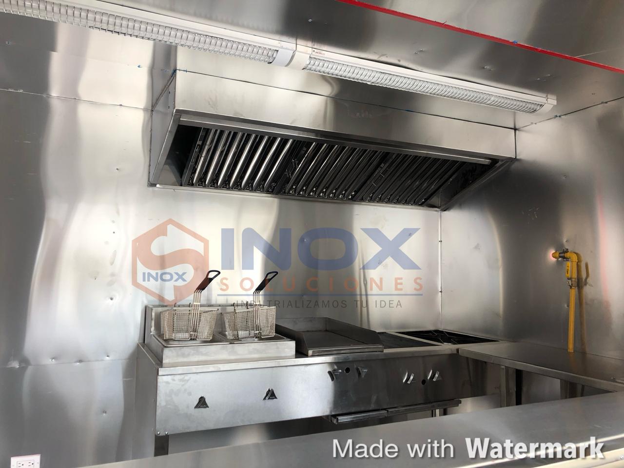 Remolque tipo Food Truck 10×6,4 pies = 3×1,90 mts - Imagen 4
