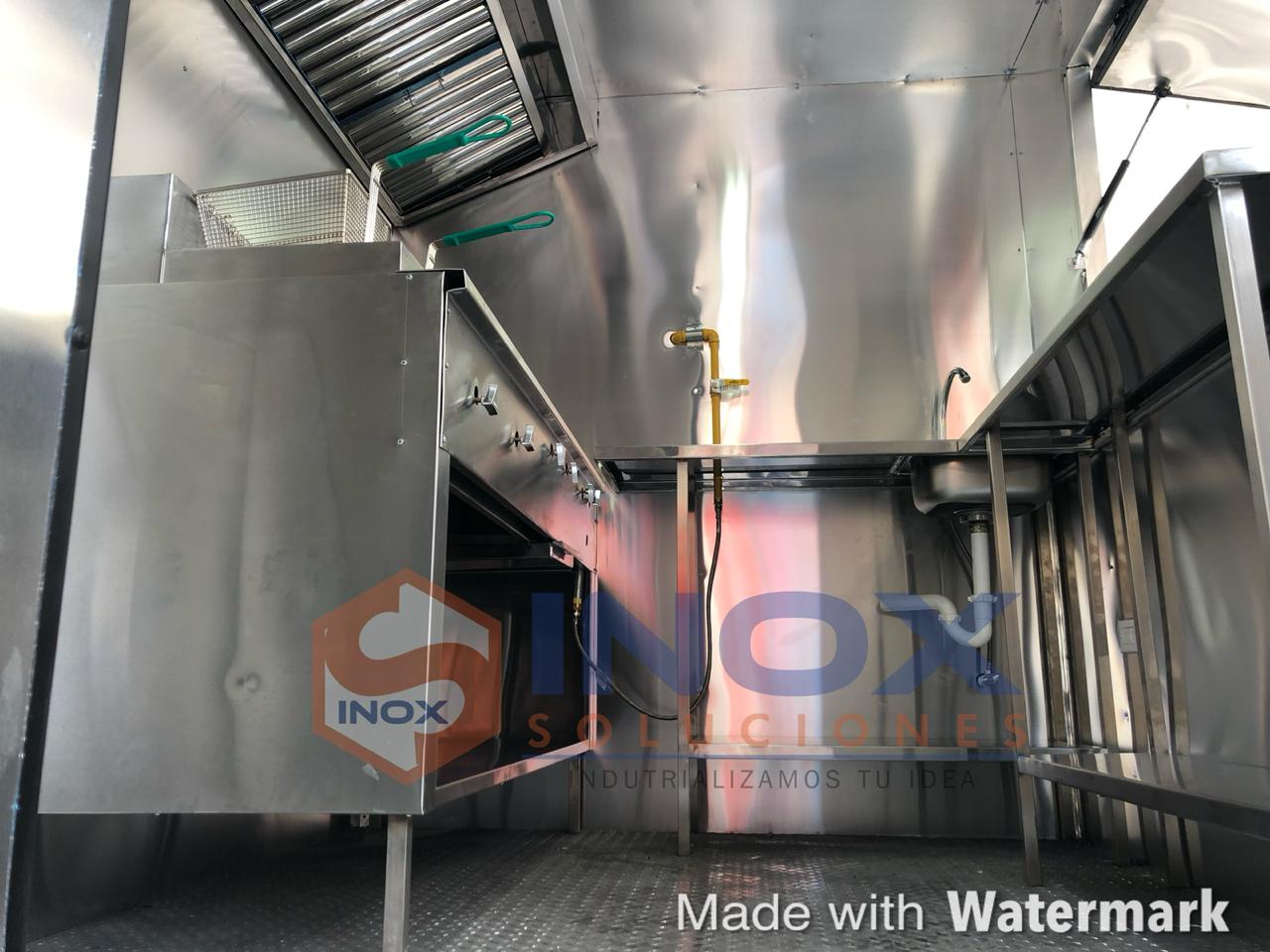 Remolque tipo Food Truck 10×6,4 pies = 3×1,90 mts - Imagen 7