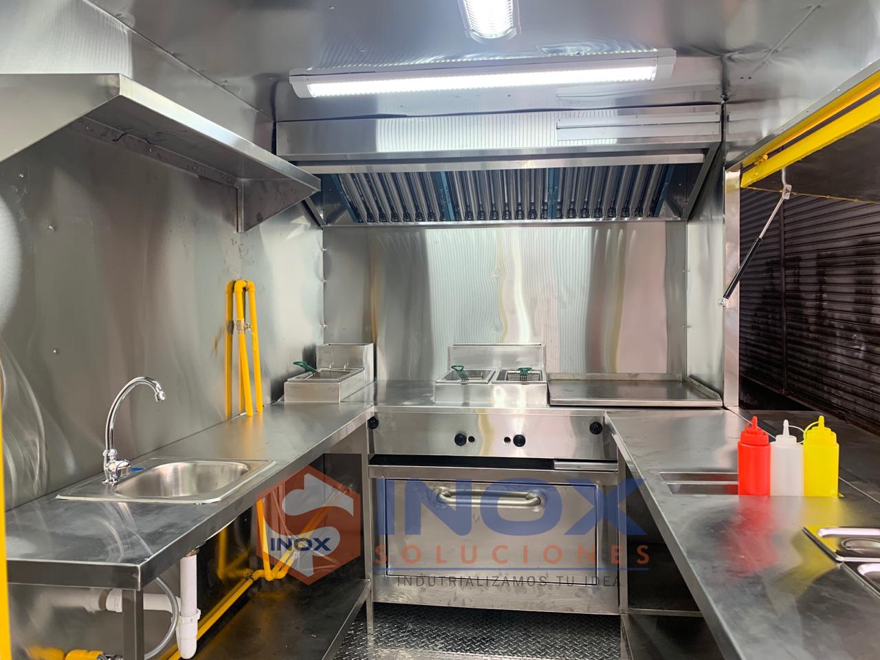 Remolque c/horno tipo Food Truck 10x6,4 pies = 3x1,90 mts - Imagen 4