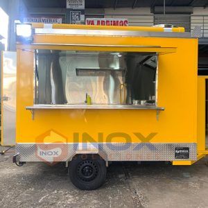 Remolque c/horno tipo Food Truck 10x6,4 pies = 3x1,90 mts