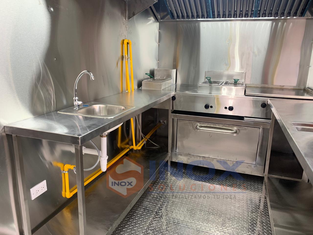 Remolque c/horno tipo Food Truck 10x6,4 pies = 3x1,90 mts - Imagen 6