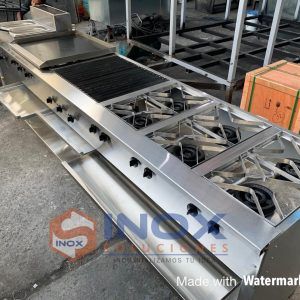 Estufa multifuncional en acero inoxidable 304/AISI 4-1