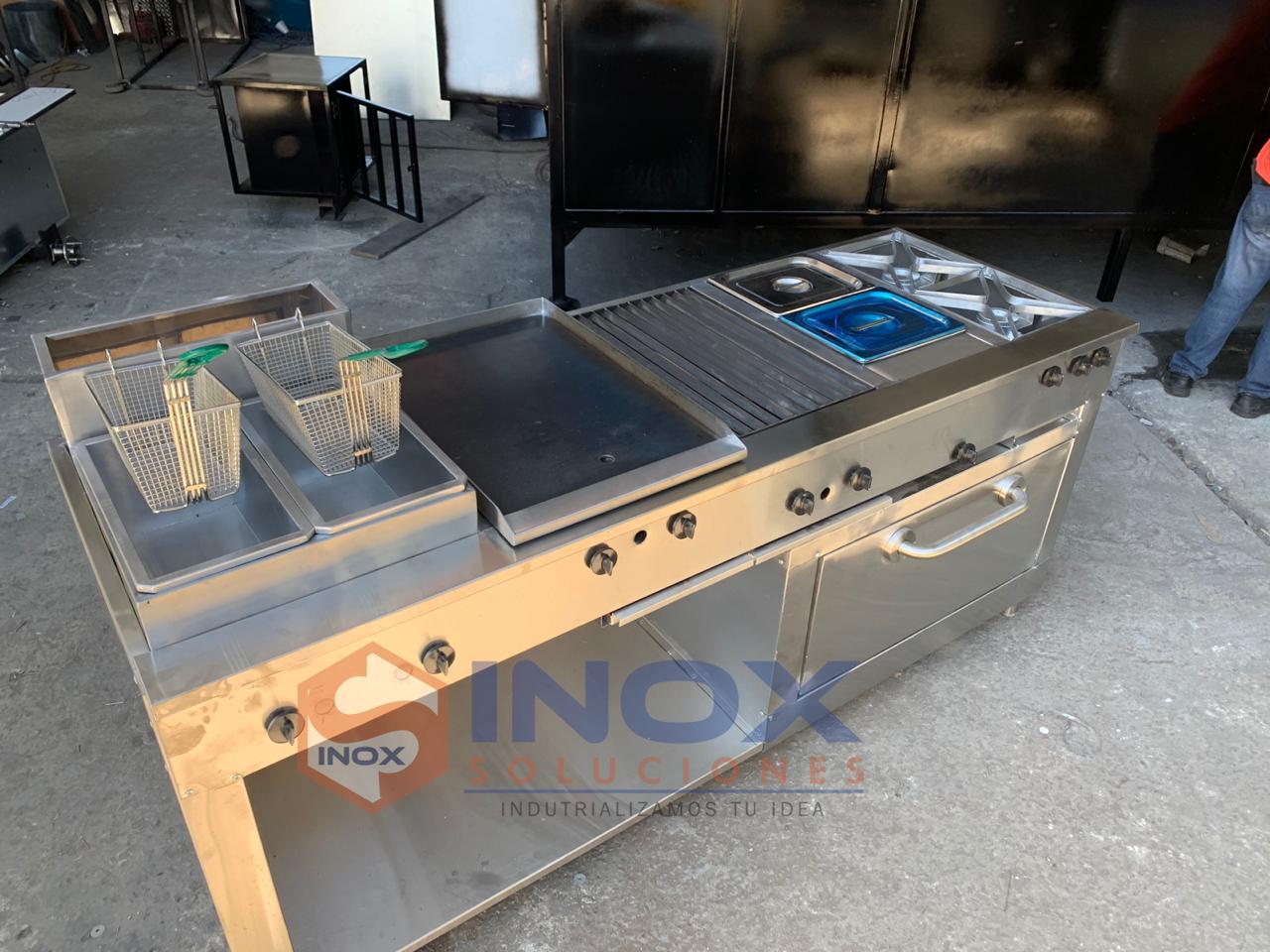 Estufa multifuncional en acero inoxidable 304/AISI 6-1 horno con termostato - Imagen 2