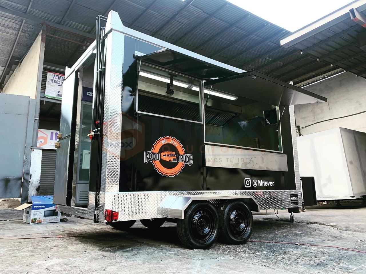 Remolque tipo Food Truck 12,5×6,4 pies = 3,75×1,90 mts con horno - Imagen 2