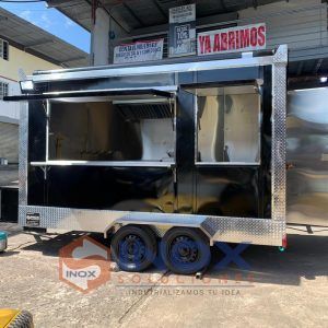 Remolque tipo Food Truck 12,5×6,4 pies = 3,75×1,90 mts