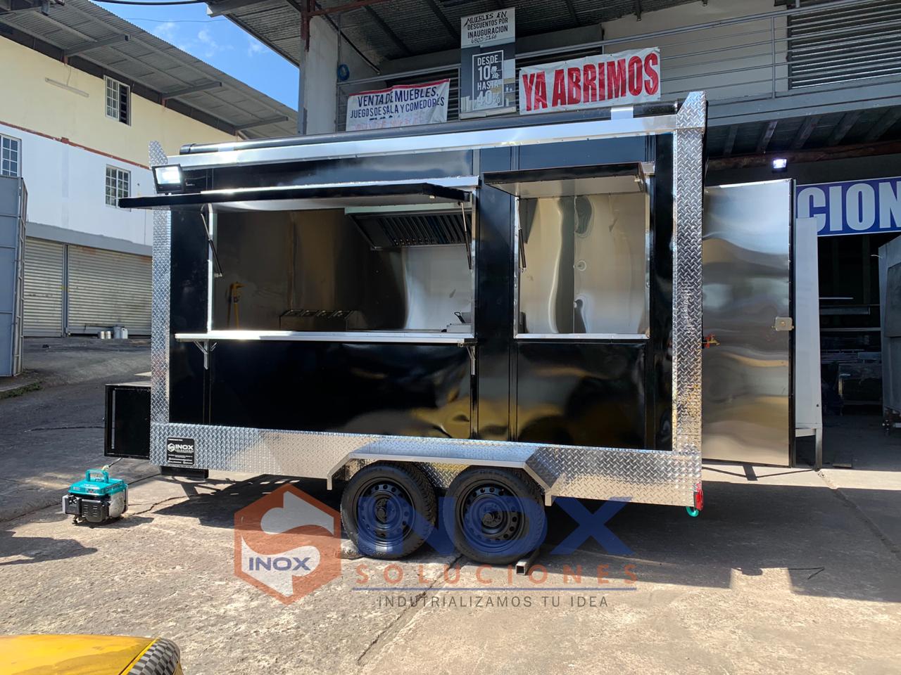 Remolque tipo Food Truck 12,5×6,4 pies = 3,75×1,90 mts