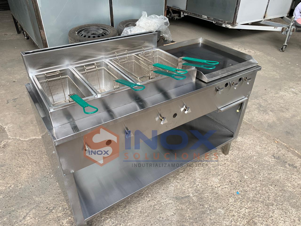 Estufa multifuncional en acero inoxidable 304/AISI 2-1
