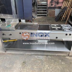 Estufa multifuncional en acero inoxidable 304/AISI 5-1