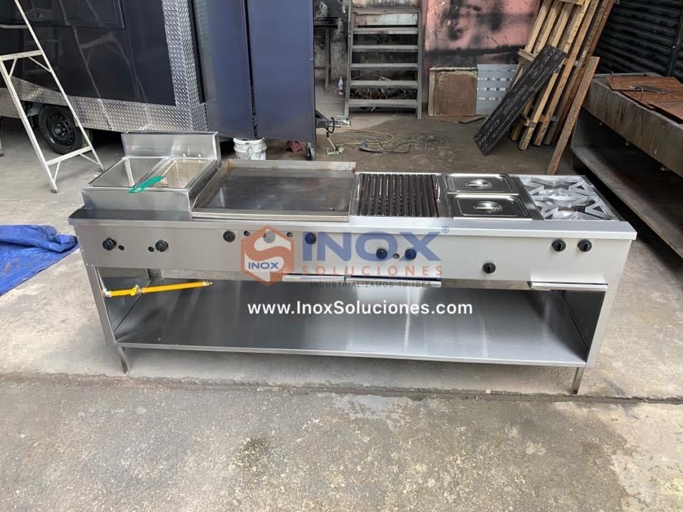 Estufa multifuncional en acero inoxidable 304/AISI 5-1