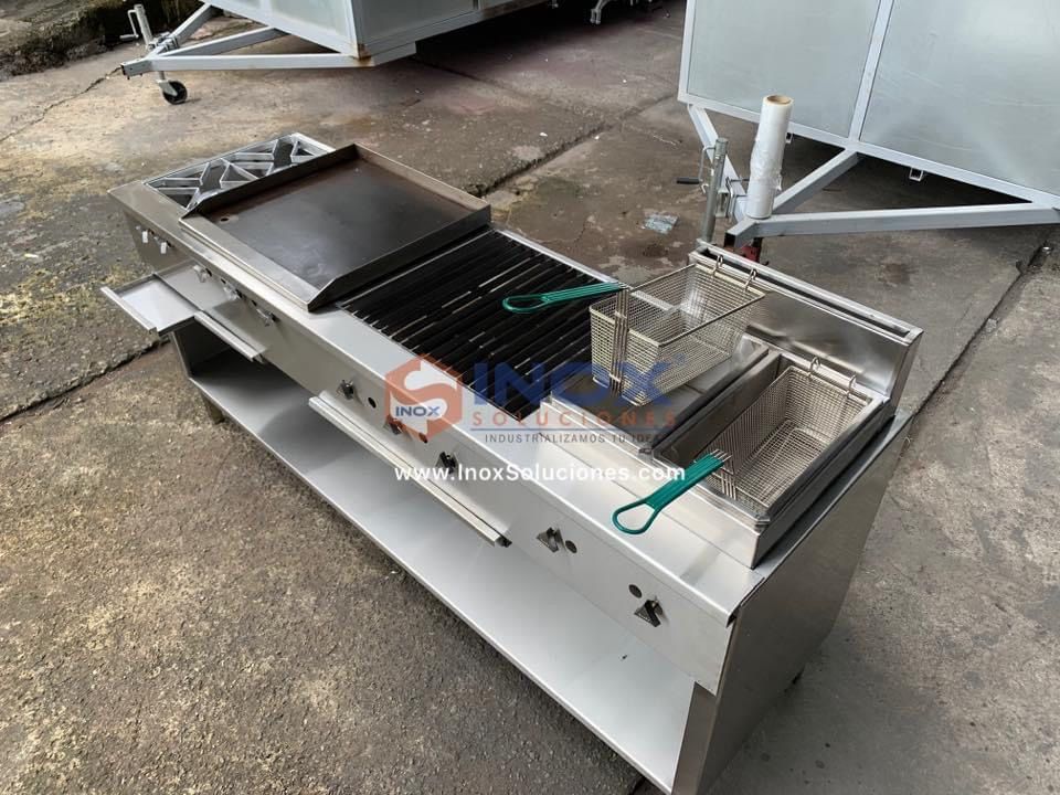 Estufa multifuncional en acero inoxidable 304/AISI 4-1