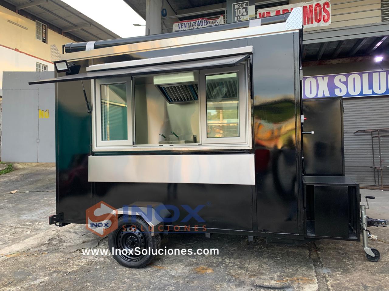 Remolque tipo Food Truck 10×6,4 pies = 3×1,90 mts con ventana corrediza - Imagen 2