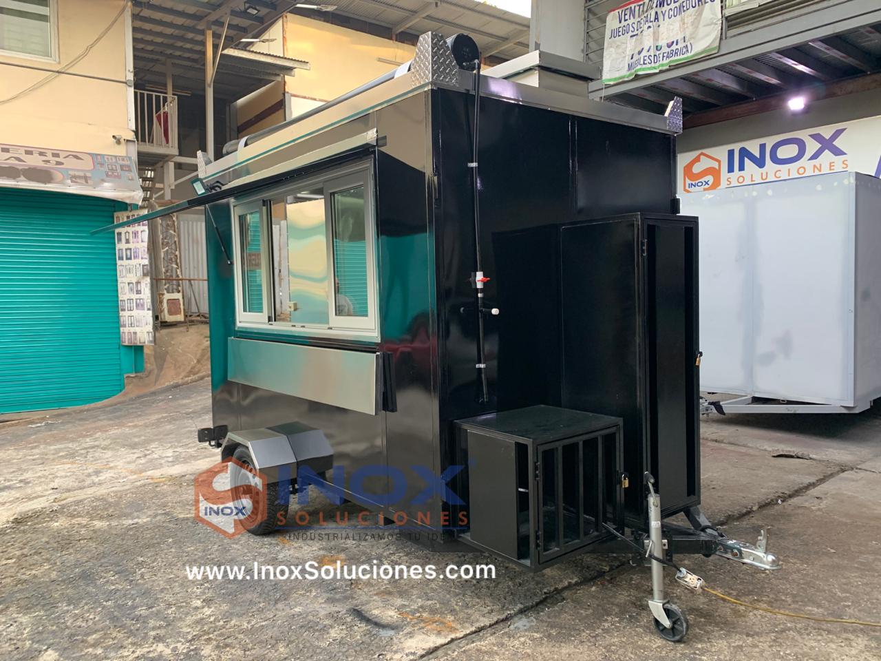 Remolque tipo Food Truck 10×6,4 pies = 3×1,90 mts con ventana corrediza - Imagen 3