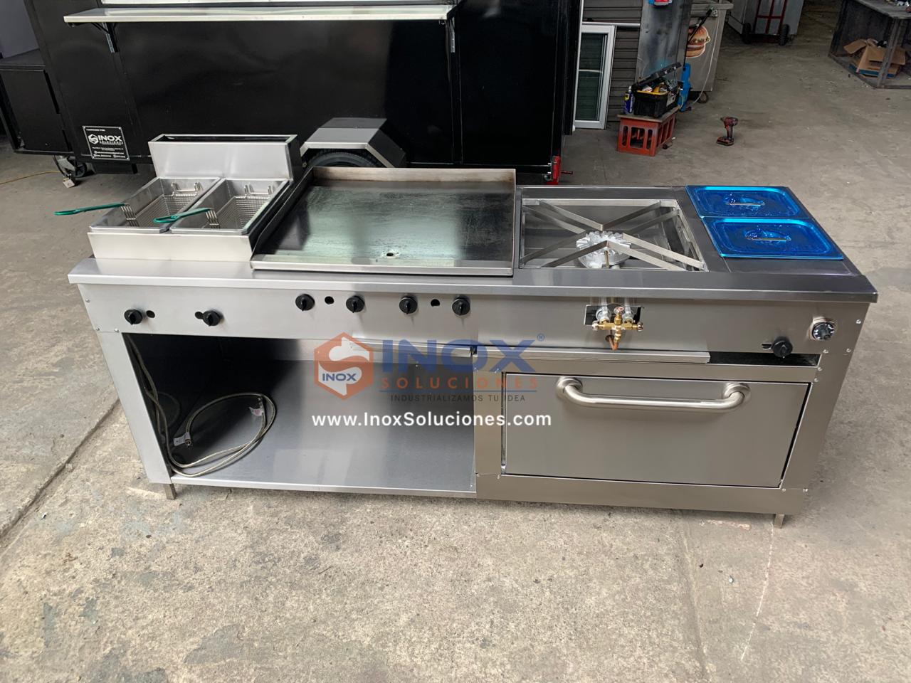 Estufa multifuncional en acero inoxidable 304/AISI 5-1 horno con termostato - Imagen 2