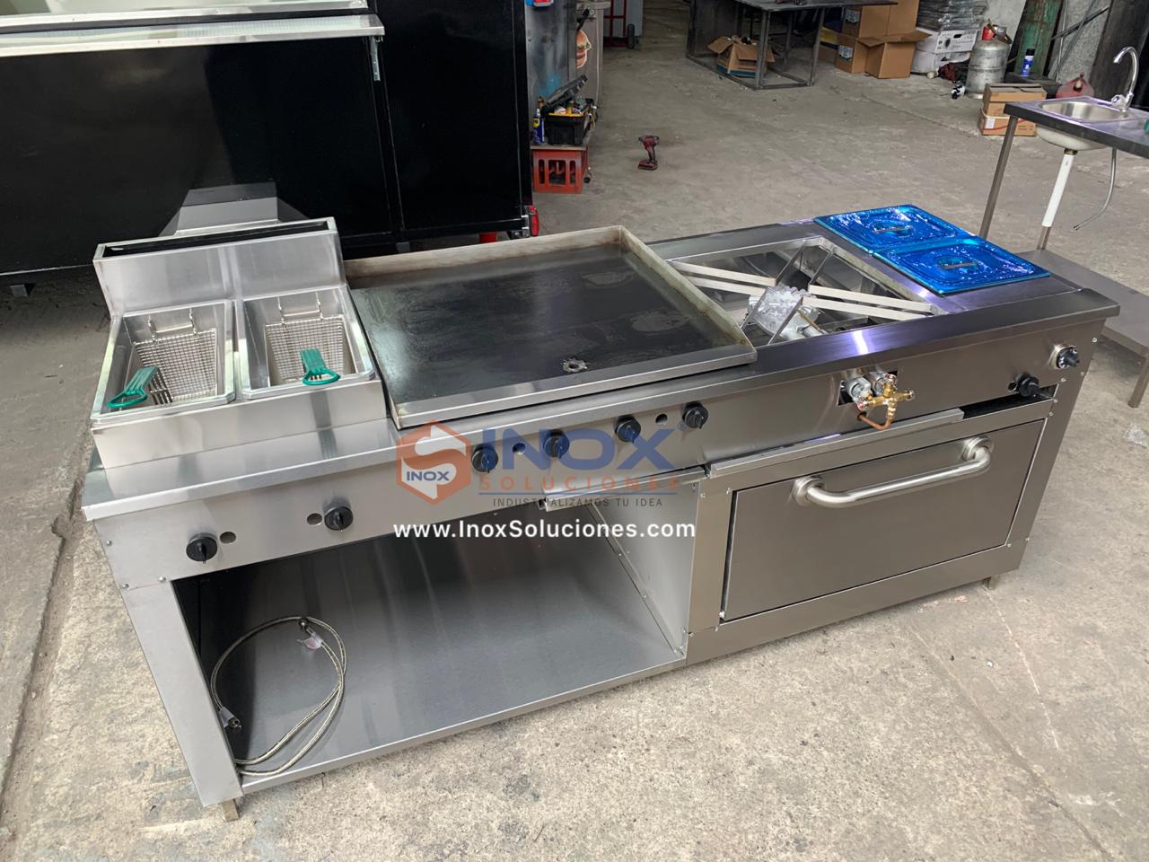 Estufa multifuncional en acero inoxidable 304/AISI 5-1 horno con termostato - Imagen 3