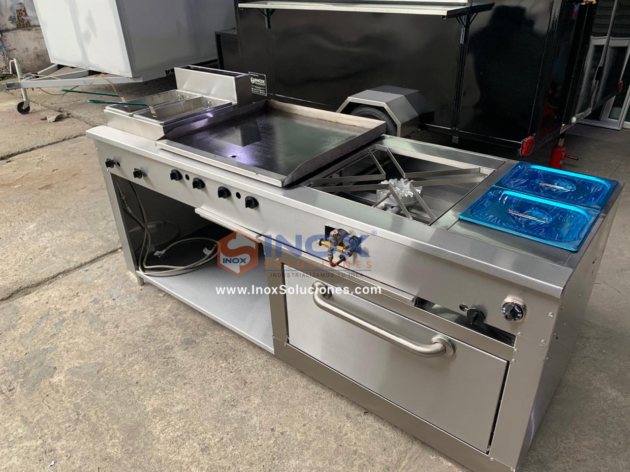 Estufa multifuncional en acero inoxidable 304/AISI 5-1 horno con termostato - Imagen 5