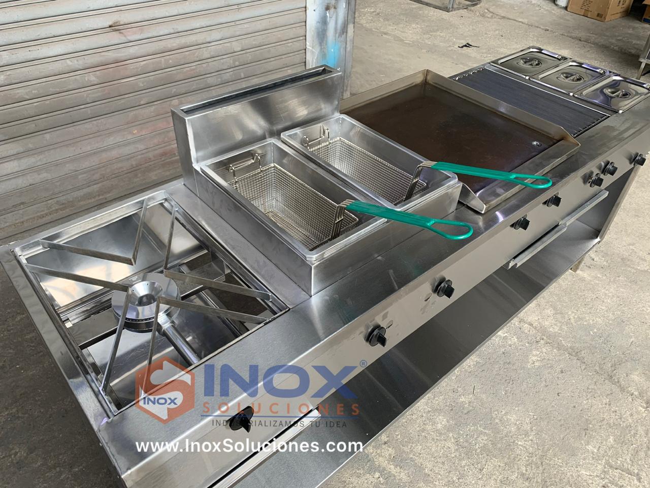 Estufa multifuncional en acero inoxidable 304/AISI 5-1 - Imagen 4