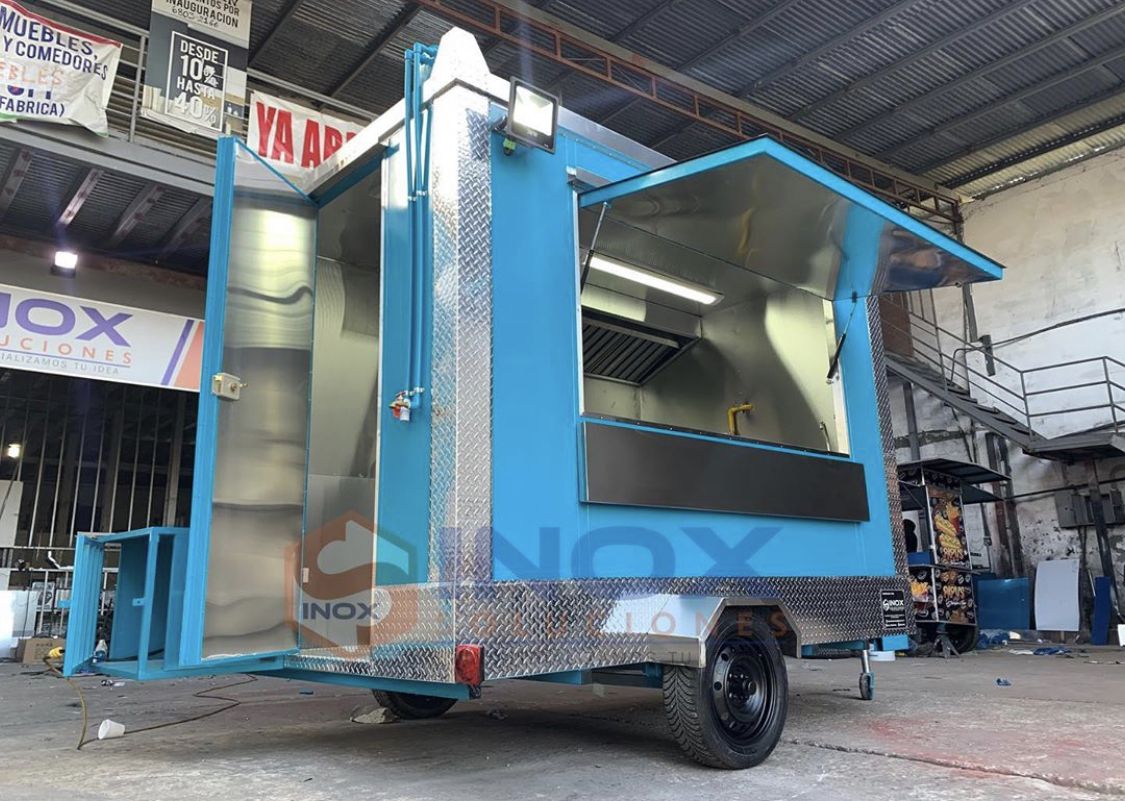 Remolque tipo food truck 10×6.4 pies = 3×1.90 mts horno con termóstato