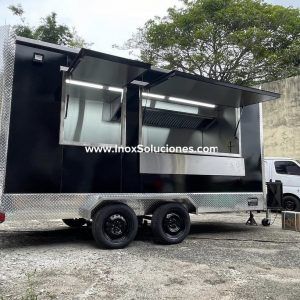 Remolque tipo food truck 15 × 6.4 pies = 4.50×1.90 mts. horno con termóstato