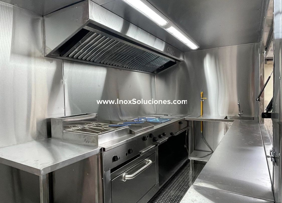 Remolque tipo food truck 15 × 6.4 pies = 4.50×1.90 mts. horno con termóstato - Imagen 3