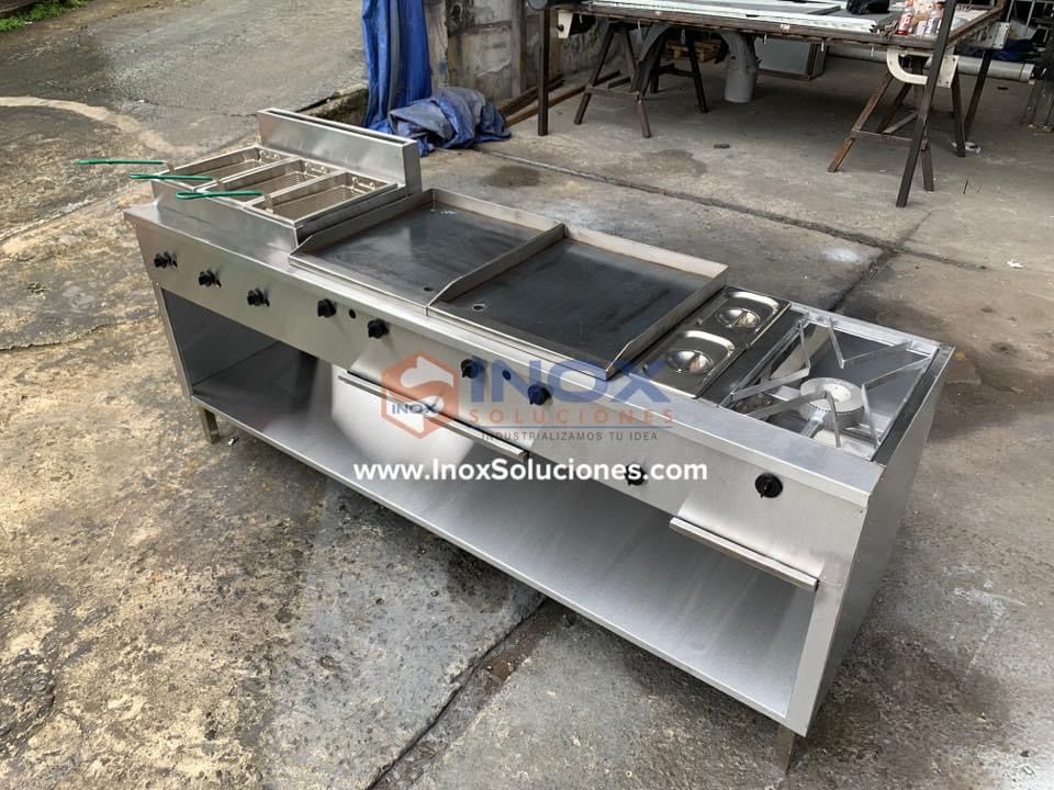 Estufa multifuncional en acero inoxidable 304/AISI 5-1