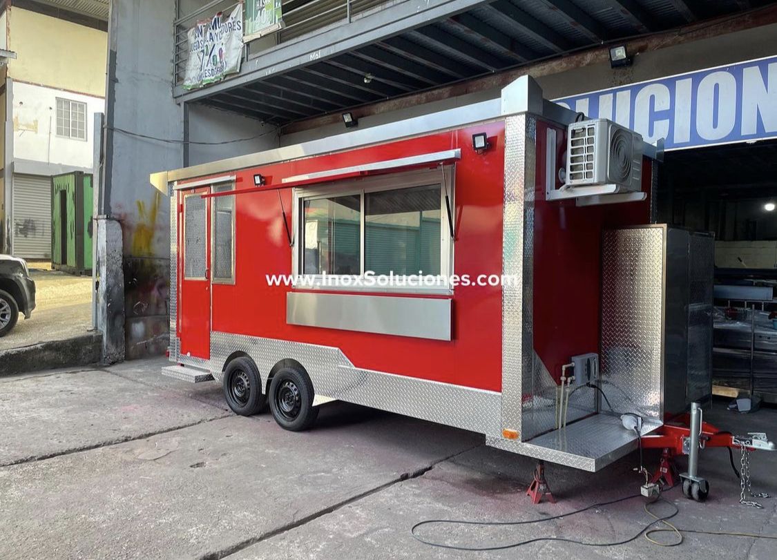 Remolque tipo Food Truck con área para Bbq 16x8 pies - Imagen 2