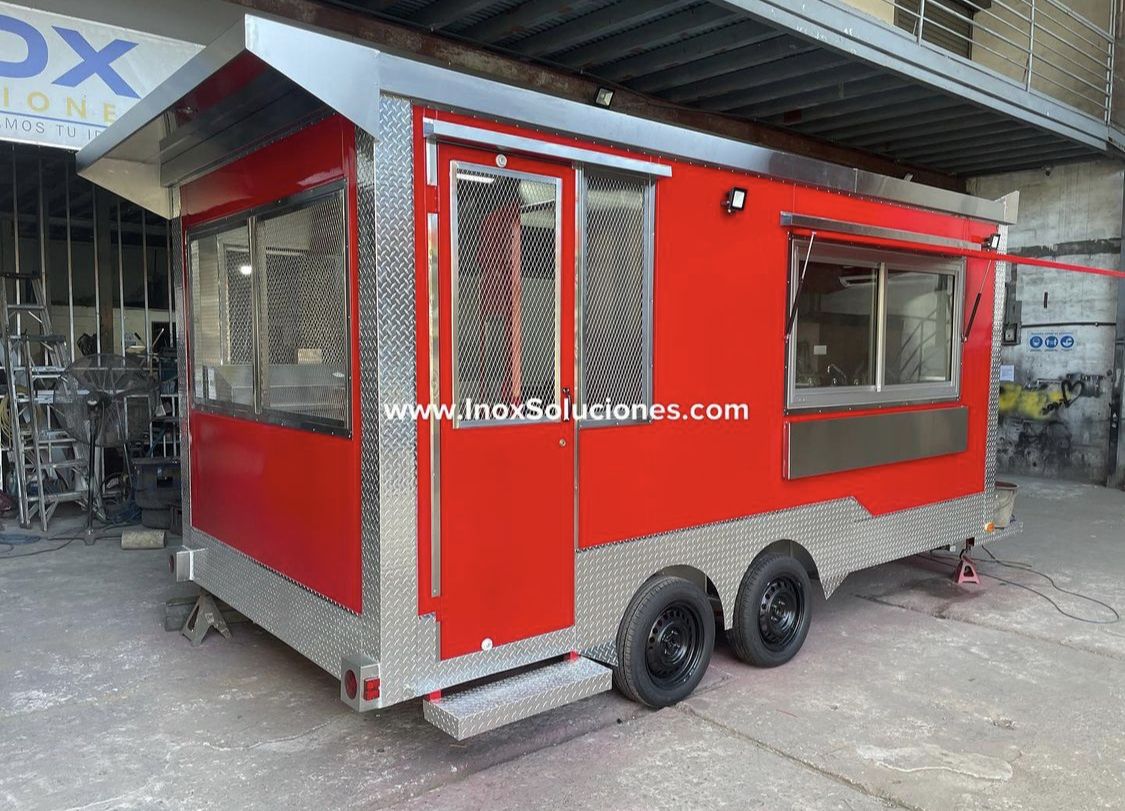 Remolque tipo Food Truck con área para Bbq 16x8 pies