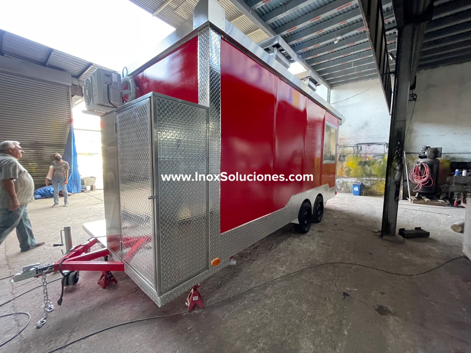 Remolque tipo Food Truck con área para Bbq 16x8 pies - Imagen 8