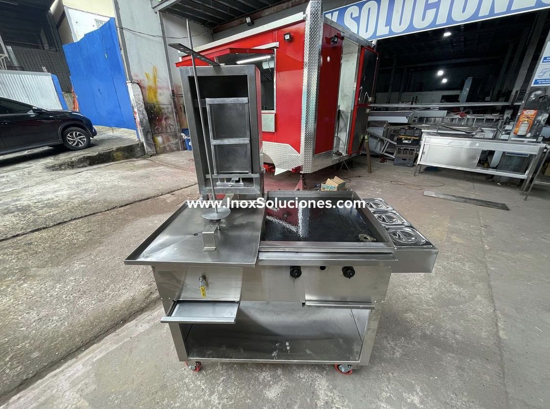 Trompo en acero inoxidable 304/AISI de 40kg