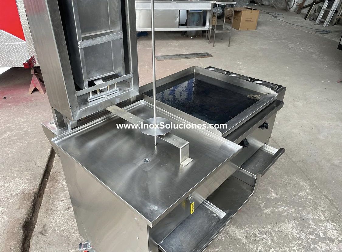 Trompo en acero inoxidable 304/AISI de 40kg - Imagen 6