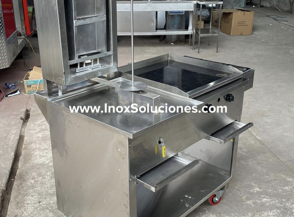 Trompo en acero inoxidable 304/AISI de 40kg - Imagen 7