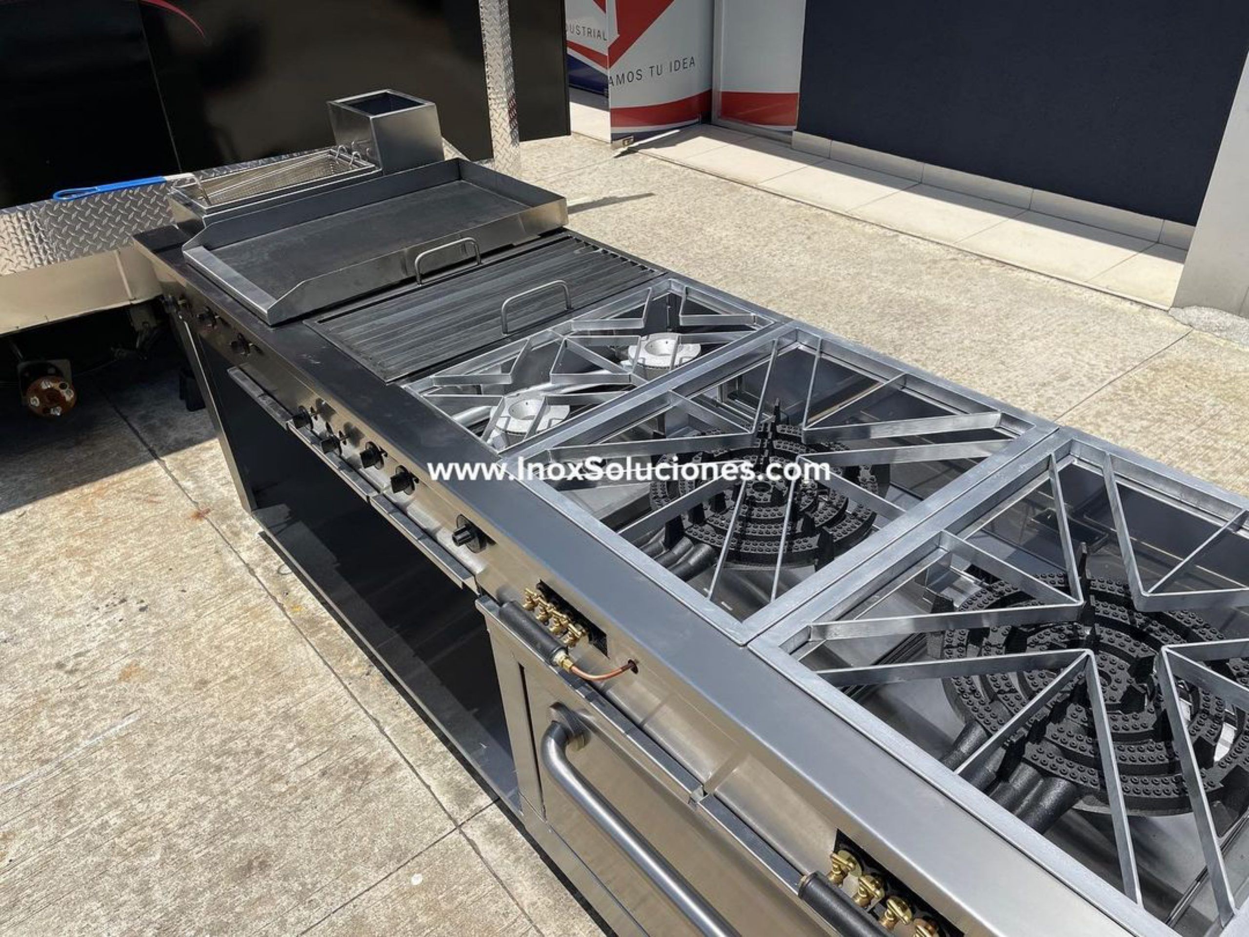 Estufa multifuncional en acero inoxidable 304/AISI 5-1 horno con termóstato - Imagen 6