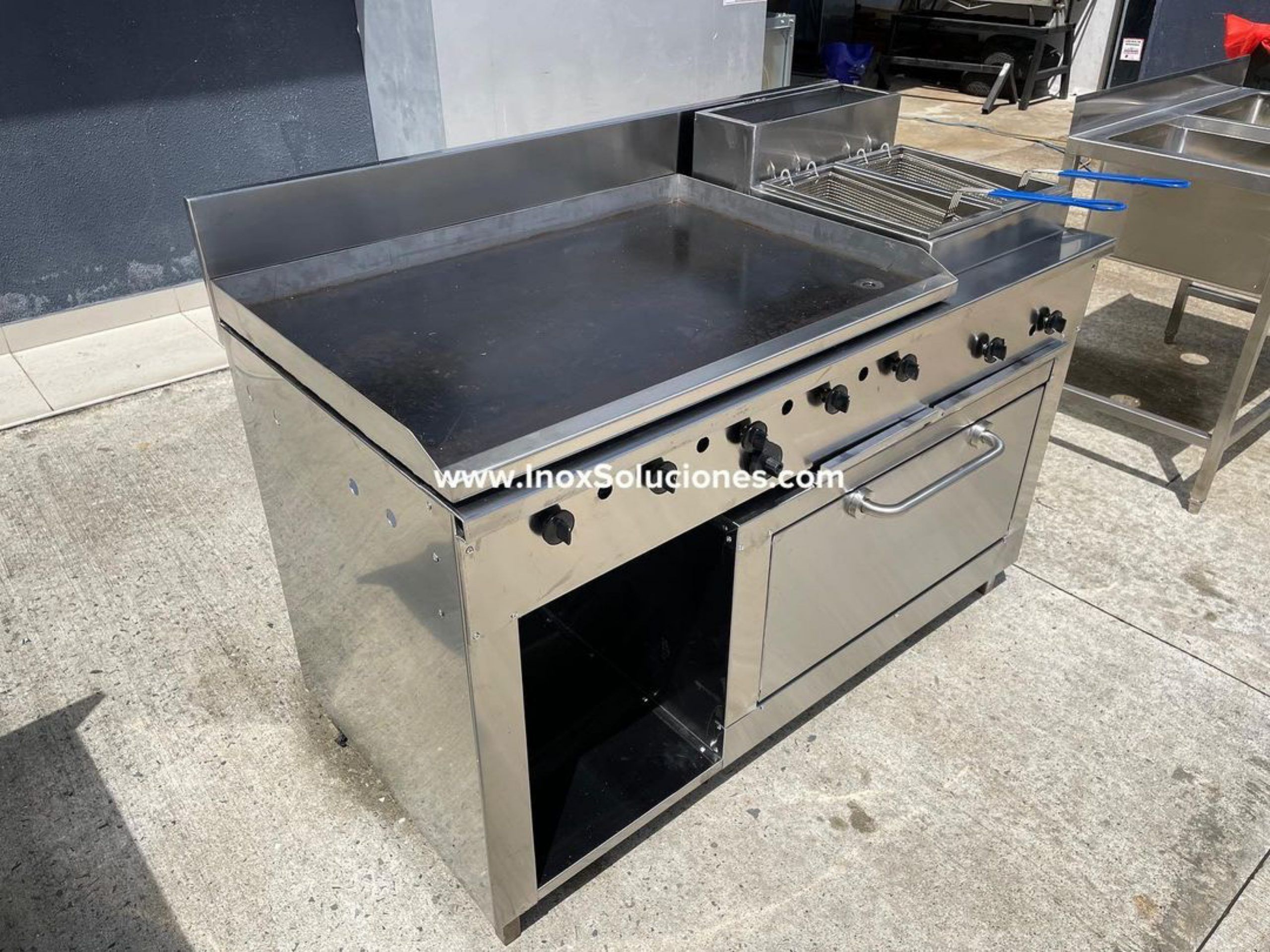 Estufa multifuncional en acero inoxidable 304/AISI 3-1 horno con termóstato - Imagen 3
